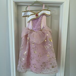 Aurora (Sleeping Beauty) Disney Princess Dress 
Size: 5/6